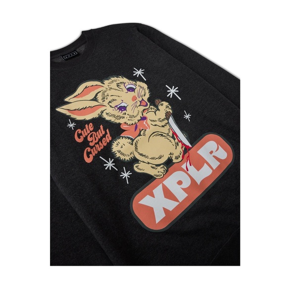 XPLR Sam and Colby Cute but Cursed crewneck sweatshirt size XXL - Picture 8 of 8